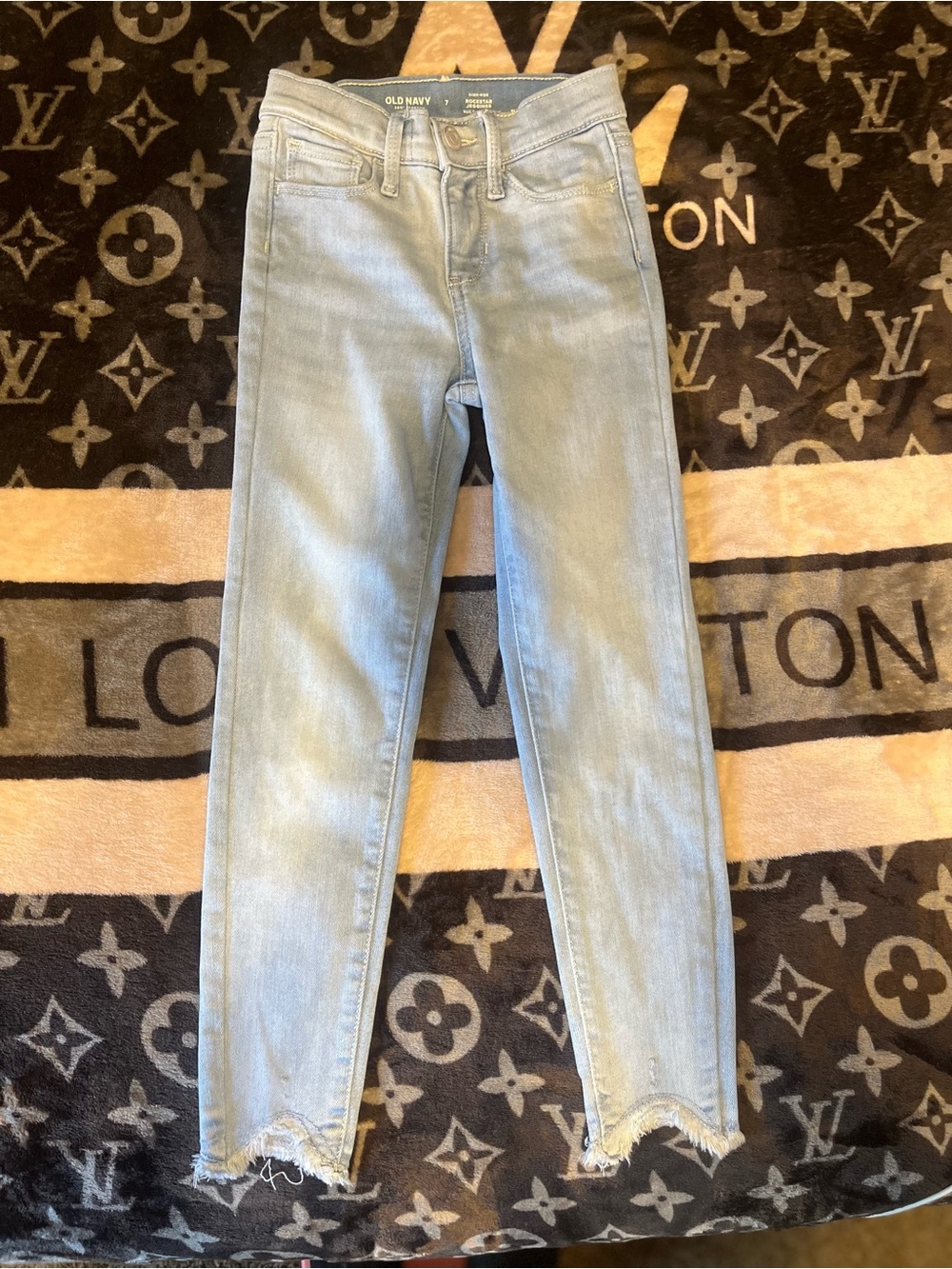 Old Navy Light Blue High-Rise Skinny Jeans
